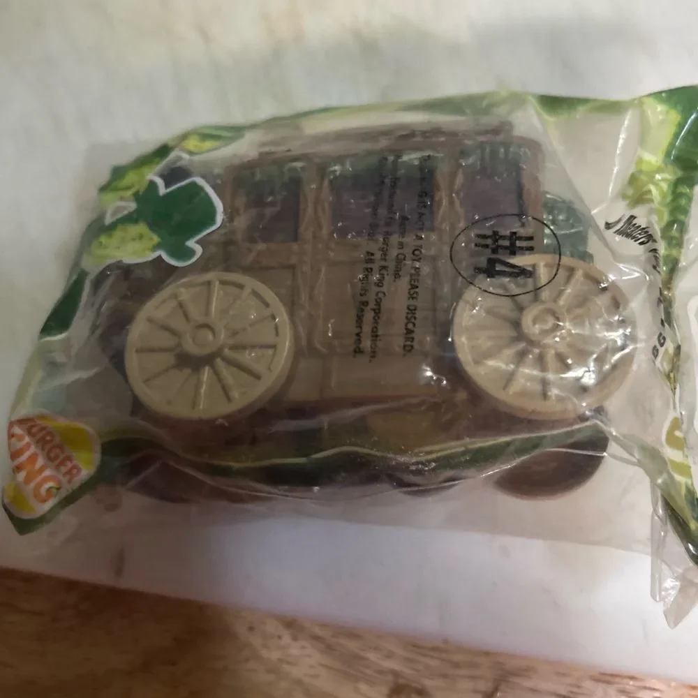 Burger King Wild Wild West Stagecoach Brown Tan Toy Car